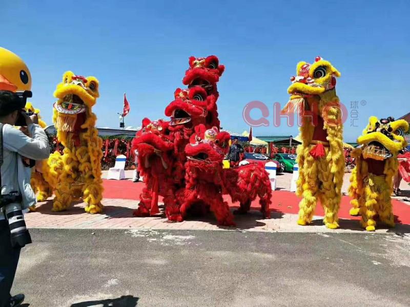 高新区春节舞龙舞狮公司分析北狮舞法